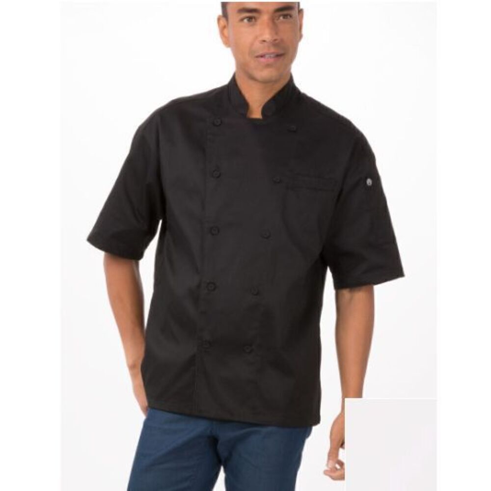 Chef Works  Black Chef Coat SIZE 3X